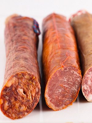 Lote Ibérico con Lomo, Chorizo y Salchichón 100% de Bellota curados artesanalmente