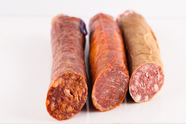 Lote Ibérico con Lomo, Chorizo y Salchichón 100% de Bellota curados artesanalmente